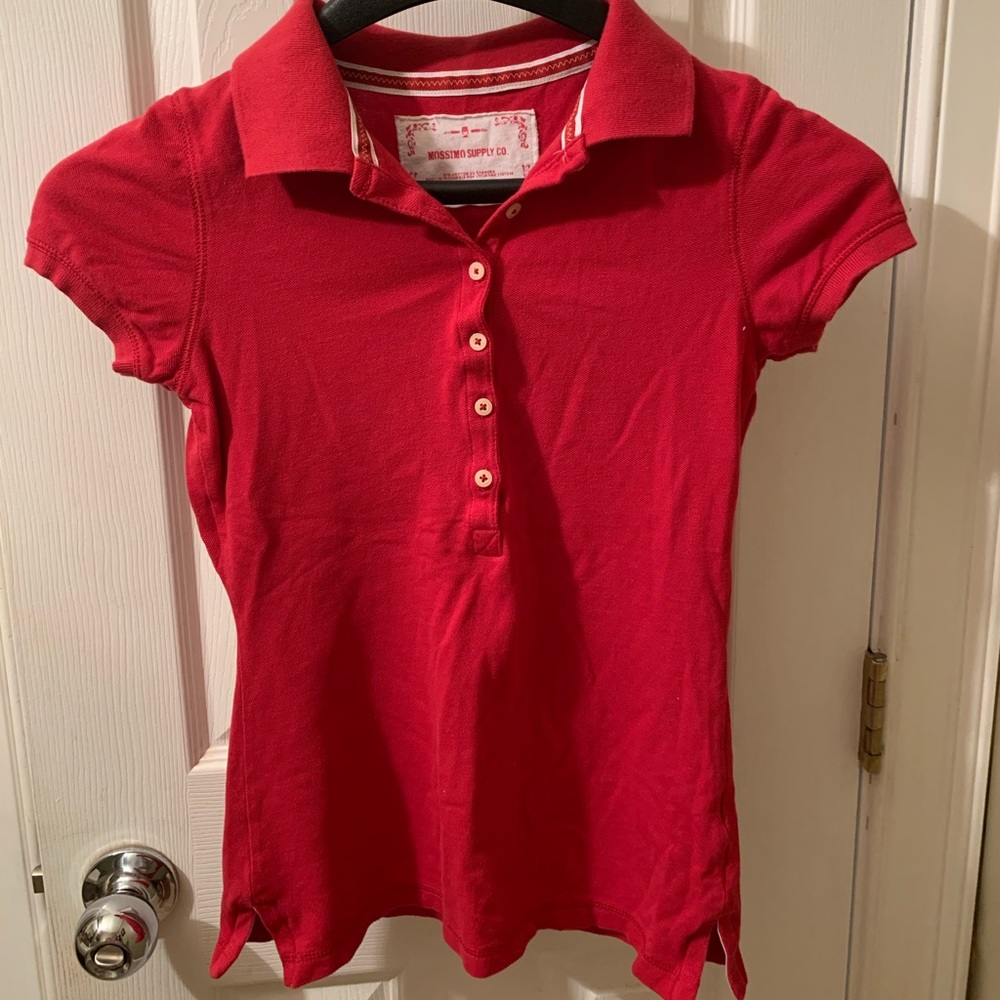 Mossimo Supply Co. Small Red Button Down